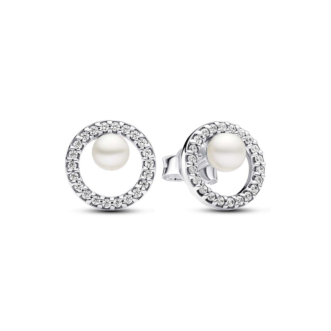 Treated Freshwater Cultured Pearl & Pavé Jewelry Gift Set