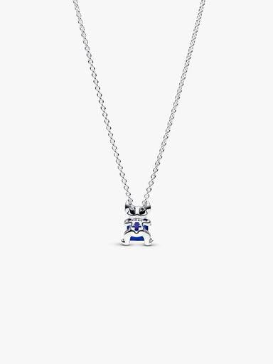 Disney Stitch Blue Collier Necklace