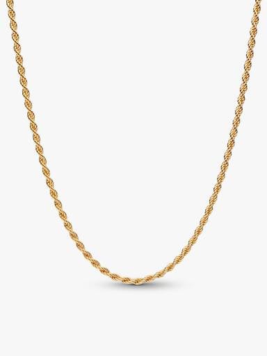 Blue Mariner Link Charm Neckle Set