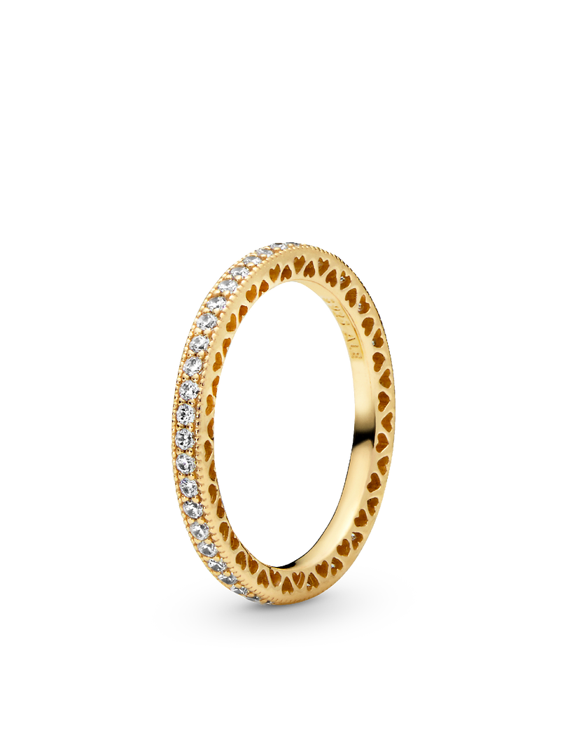 Regal Golden Tiara Ring Set