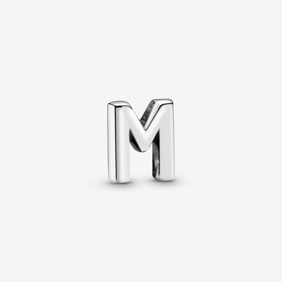 FINAL SALE - Letter M Alphabet Locket Element image number 0