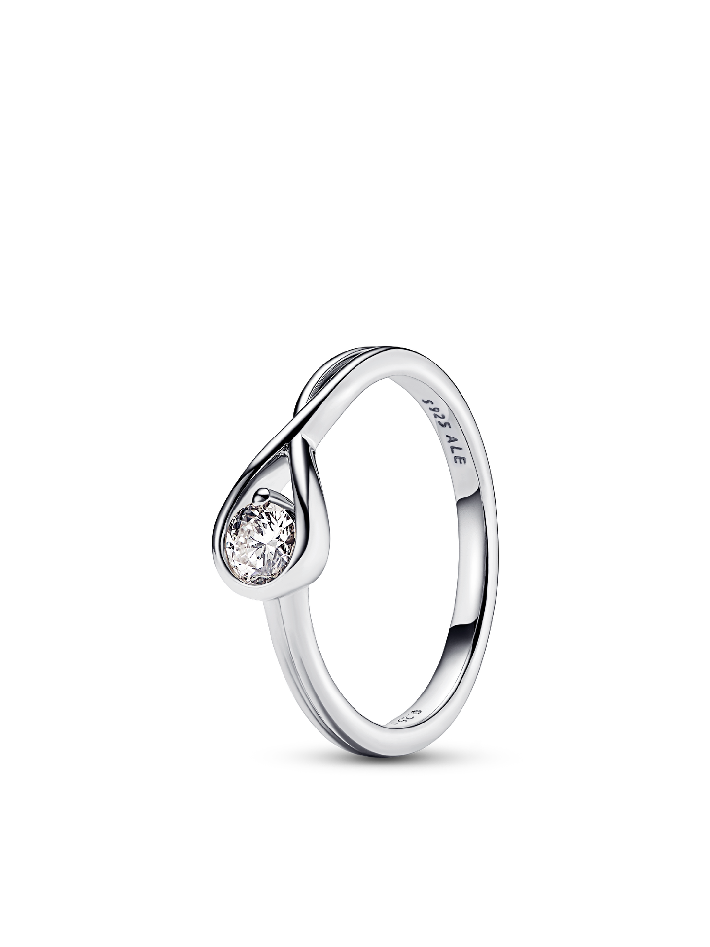 Женские кольца Pandora Infinite Sterling Silver Lab-grown Diamond #199442C01, цвет: Серебро — фото 1