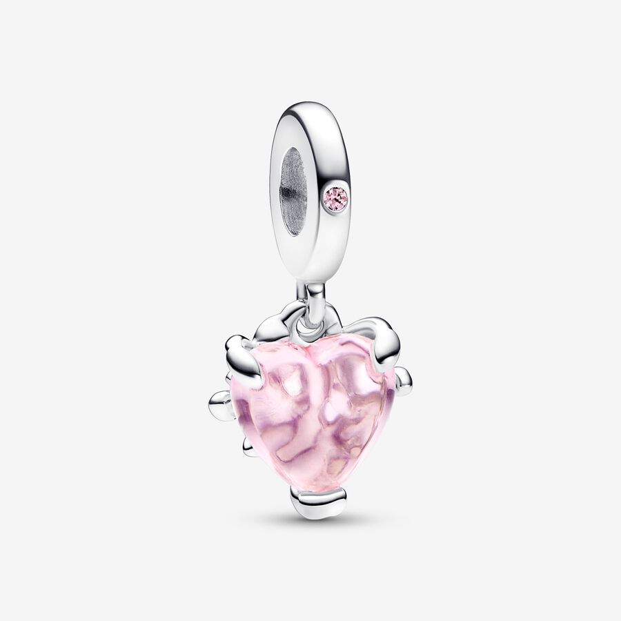 Pandora Princess Heart Charm, Pink CZ – Enchantress Co.