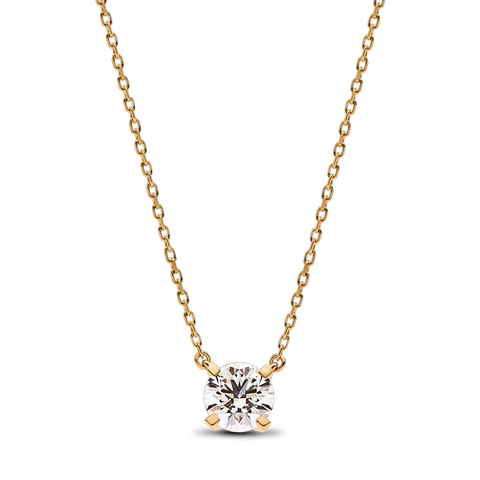 Pandora Era Lab-grown Diamond Pendant Necklace 1.00 carat tw 14k Gold