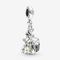 Disney Beauty and the Beast Dancing Belle Dangle Charm | Sterling silver | Pandora US