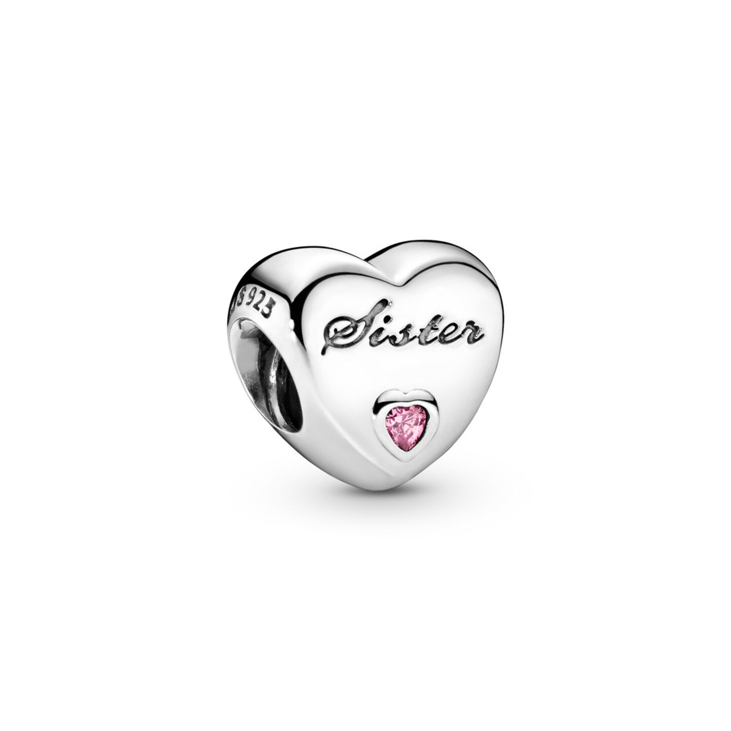 Женский шарм Pandora Sister Heart Charm, цвет: Серебро — фото 2