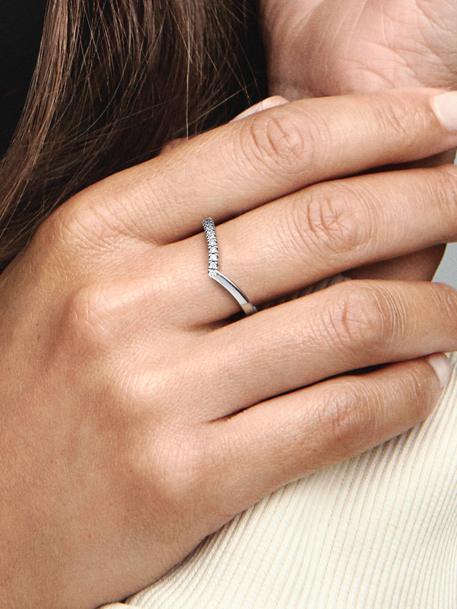 Pandora Timeless Wish Half Sparkling Ring