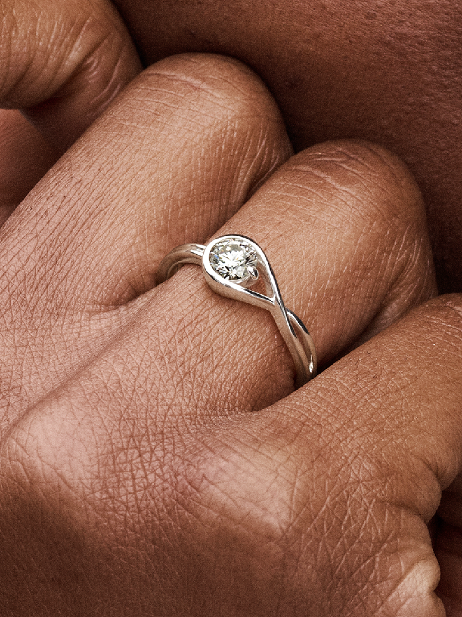 Pandora Infinite Sterling Silver Lab-grown Diamond Ring