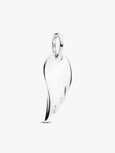 Engravable Angel Wings Pendant Necklace