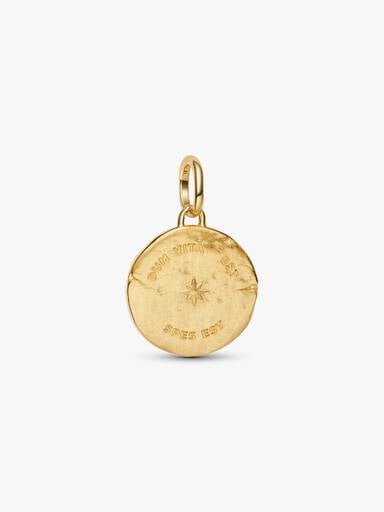 Swallow Medallion Charm