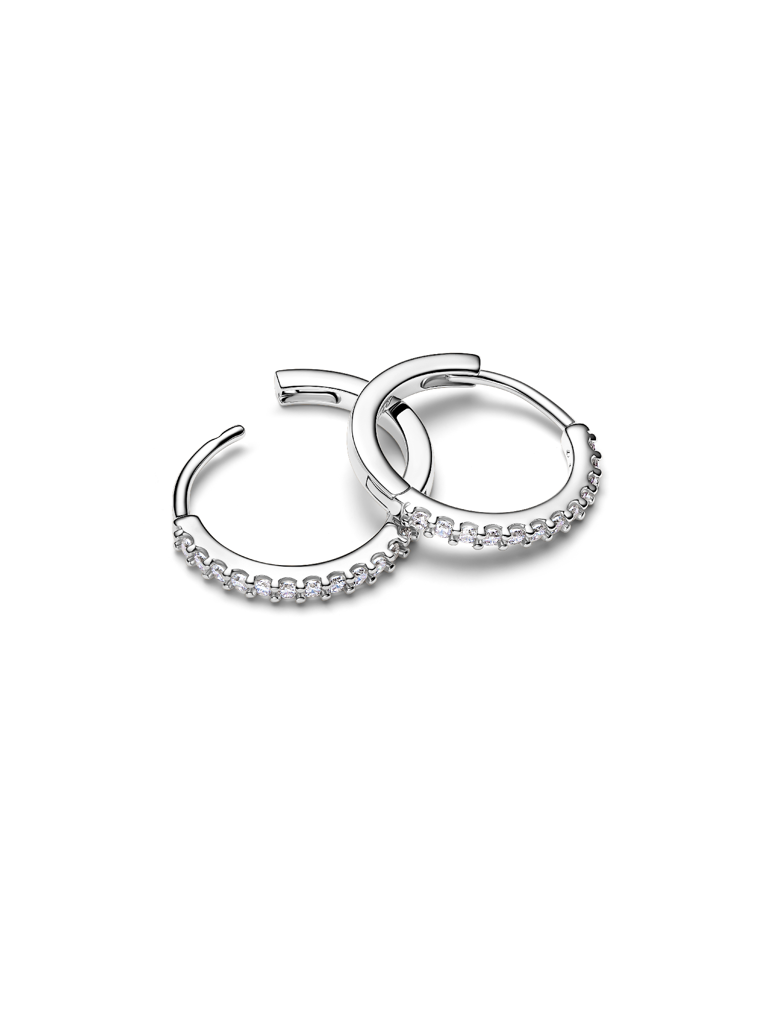 Sparkling Mini Hoop Earrings