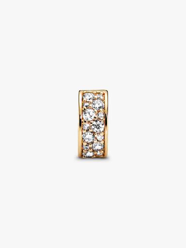 Clear Pavé Clip Charm