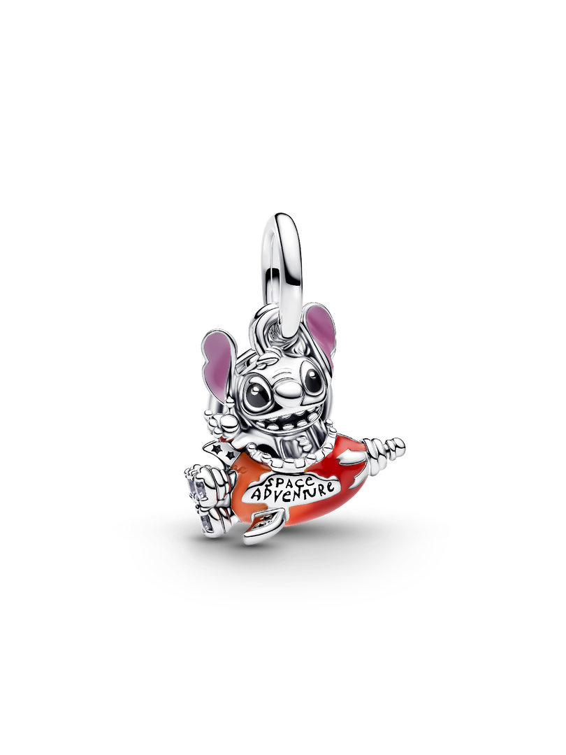 Disney Stitch Rocket Ship Dangle Charm