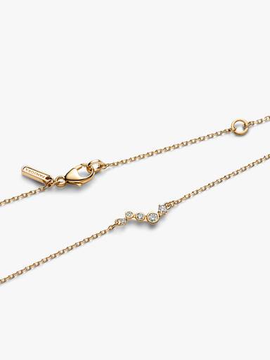 Pandora Era Lab-Grown Diamond Droplet Bar Necklace