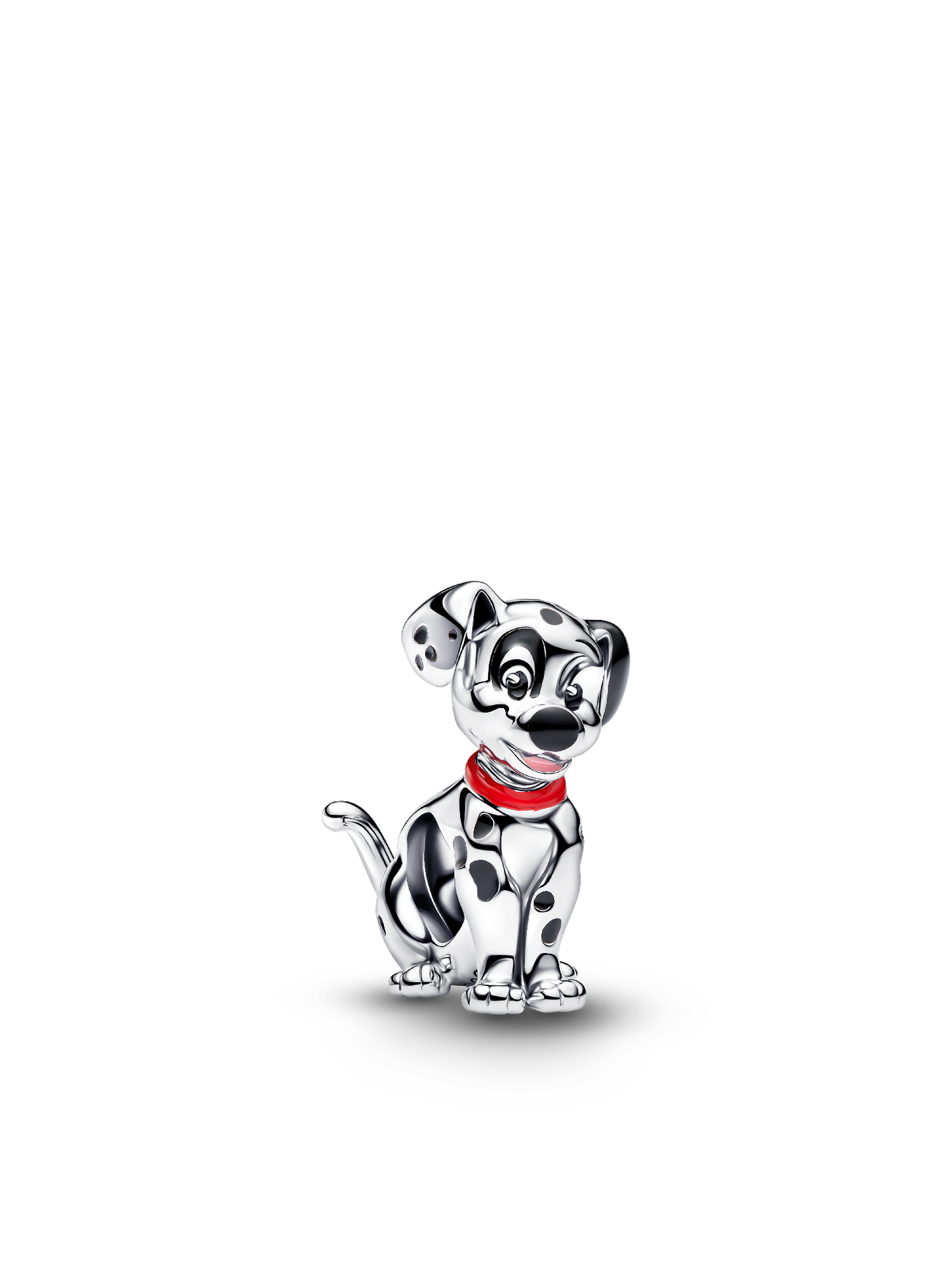 Женский шарм Pandora Disney 101 Dalmatians Patch Charm, цвет: Серебро — фото 1