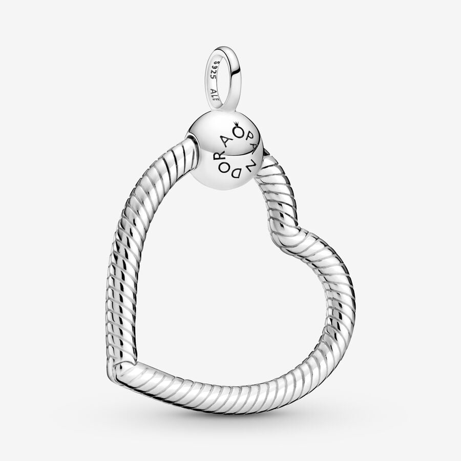 Berri kapsel søskende Pandora Moments Heart Charm Pendant | Sterling silver | Pandora US