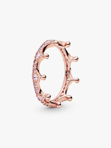 FINAL SALE - Pink Sparkling Crown Ring