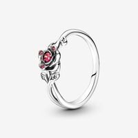Disney Beauty and the Beast Rose Ring, Sterling silver