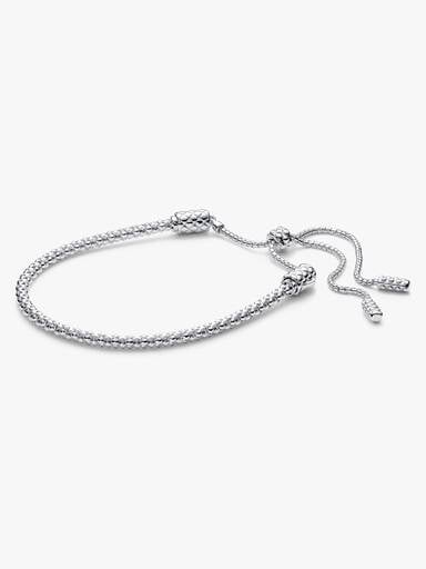 Pandora Moments Studded Chain Slider Bracelet
