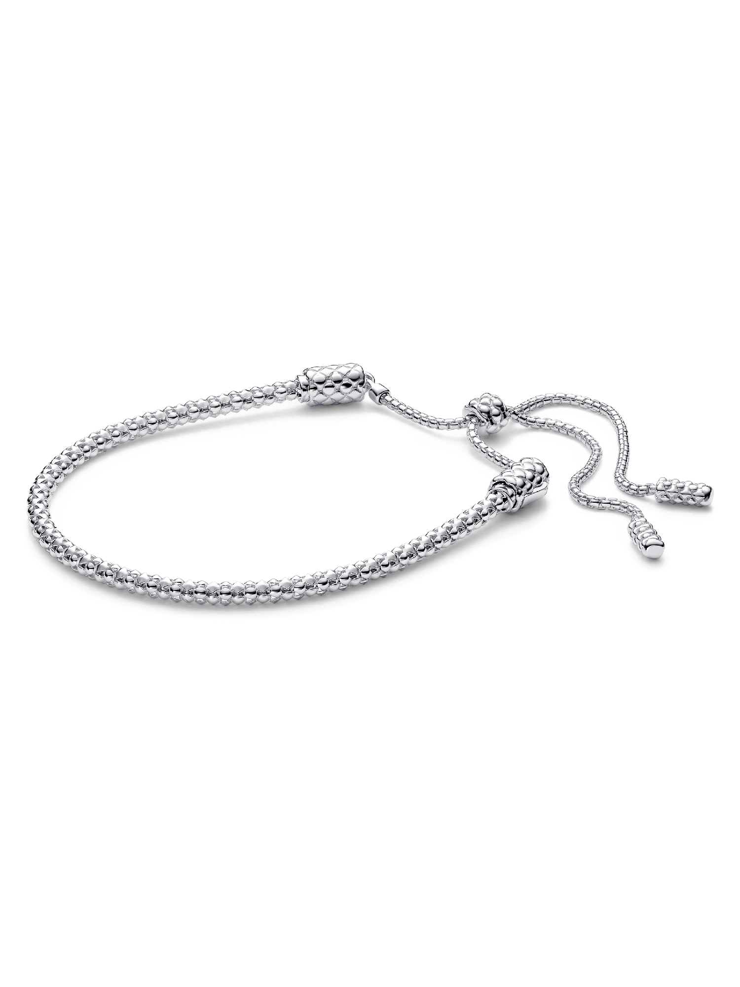 Pandora Moments Studded Chain Slider Bracelet | Sterling silver
