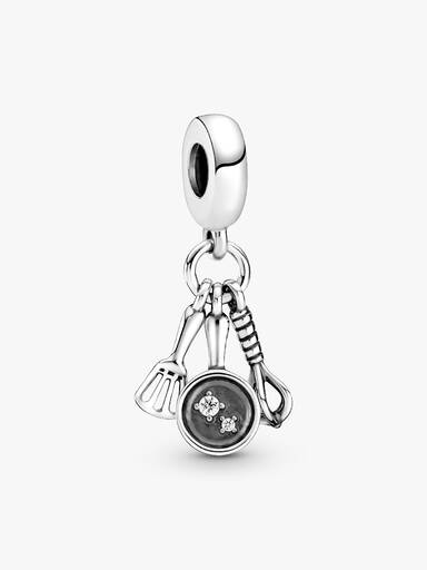 Spatula, Frying Pan & Whisk Dangle Charm
