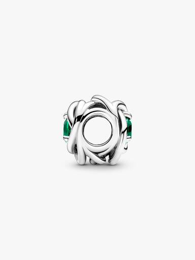 FINAL SALE - May Green Eternity Circle Charm