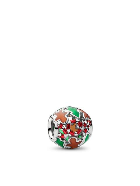 Женский шарм Pandora Holiday Joy Openwork Charm, Platinum Plated, цвет: Платиновый