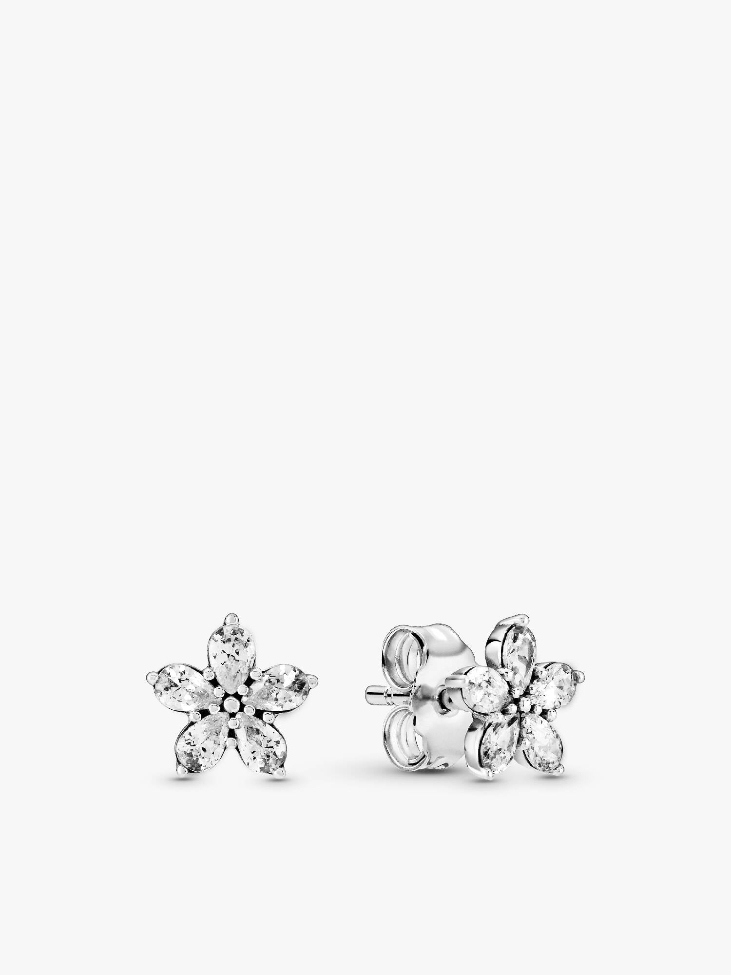 FINAL SALE - Sparkling Snowflake Stud Earrings
