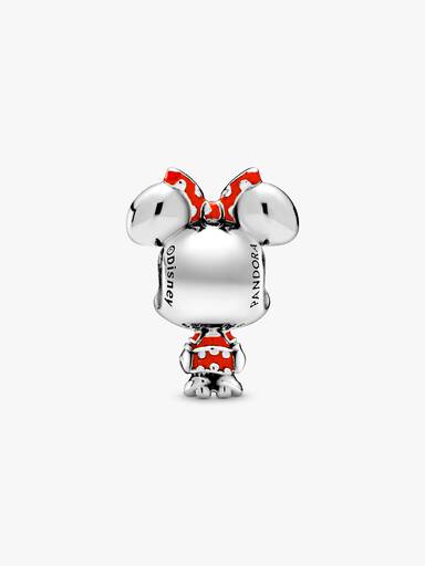 Disney Minnie Mouse Dotted Dress & Bow Charm