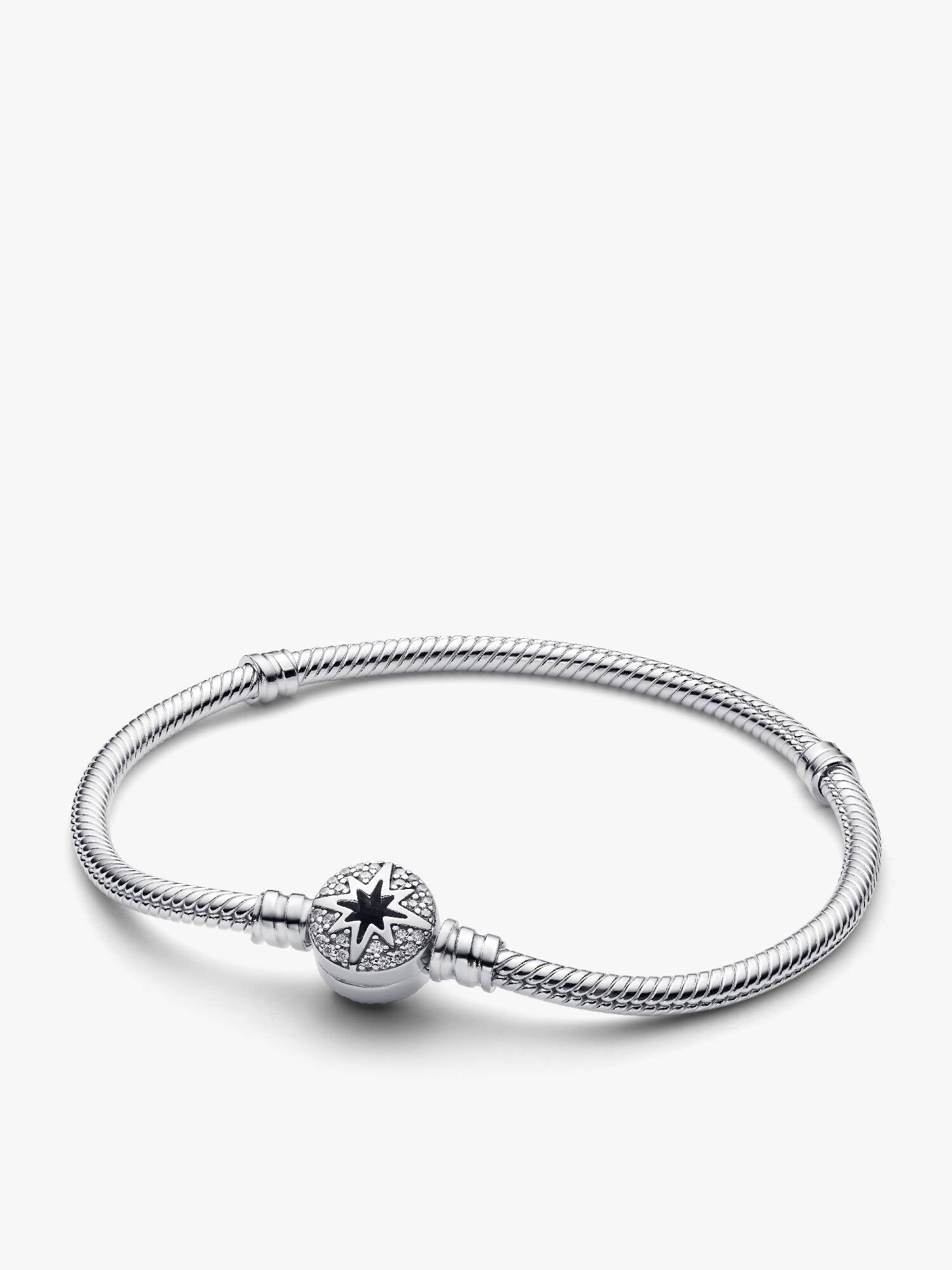 North Star Clasp Snake Chain Bracelet