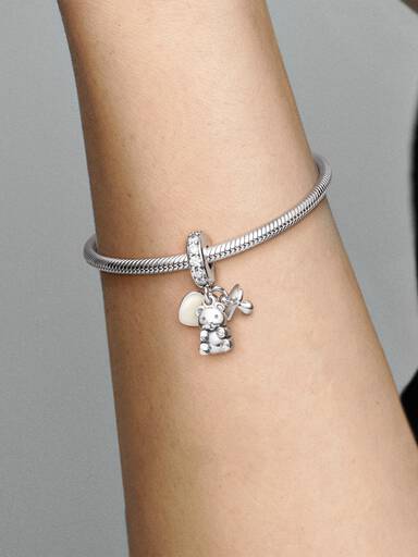 Baby Teddy Bear Dangle Charm