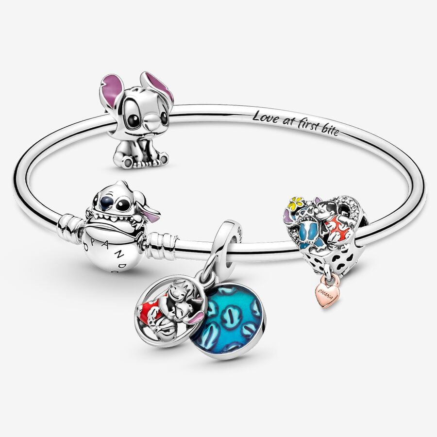 Disney Lilo and Stitch Charm Bracelet Set