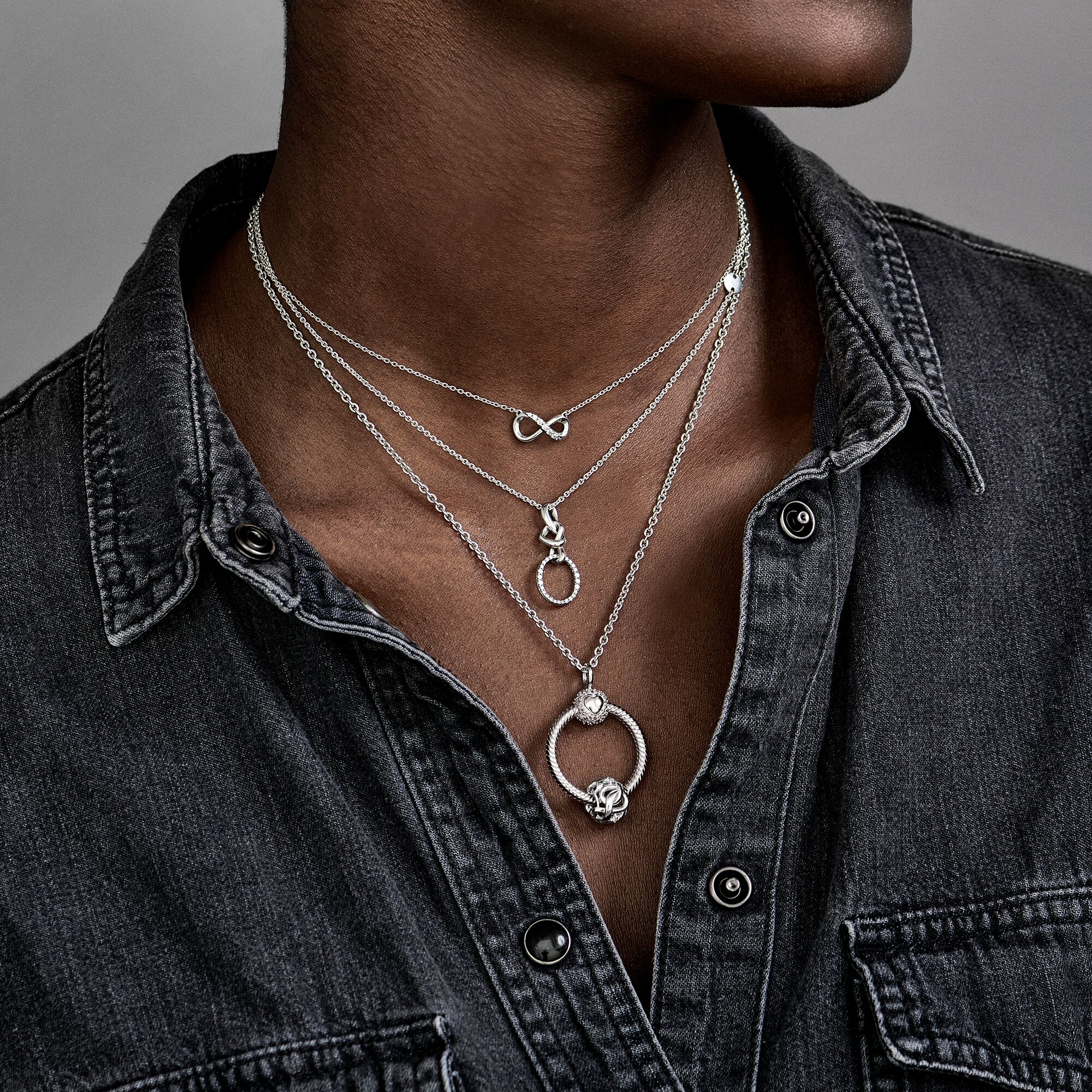 Sparkling Infinity Collier Necklace 