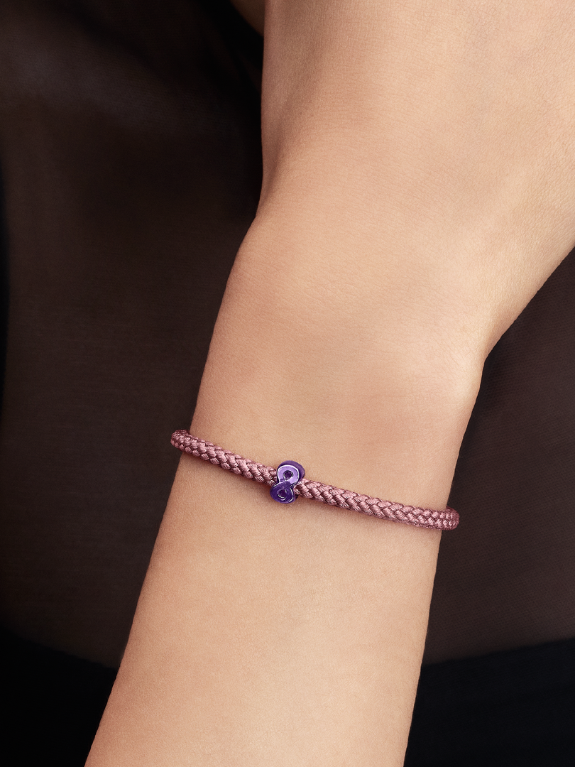 Purple Infinity Mini Charm