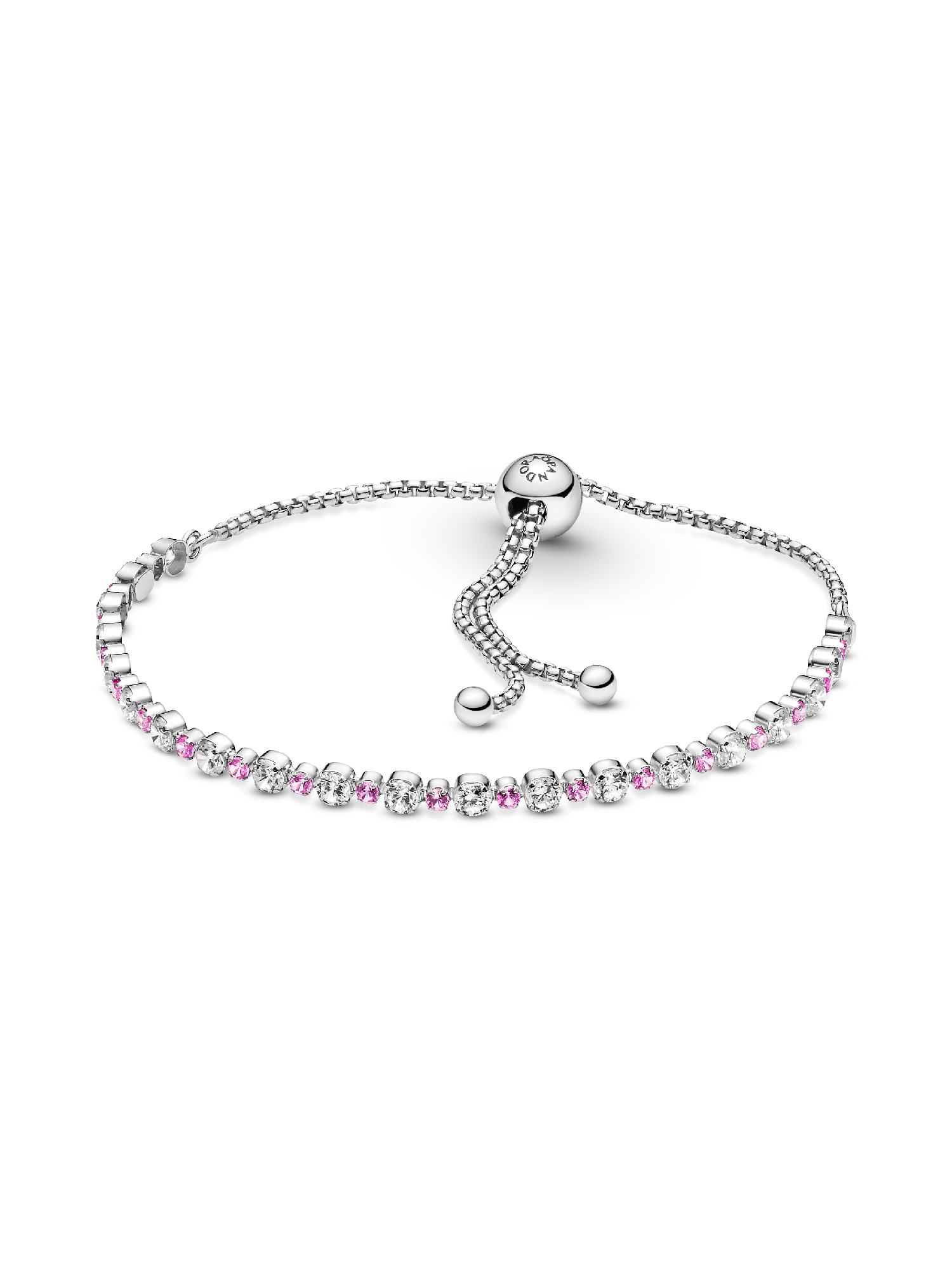 Pink & Clear Bracelet