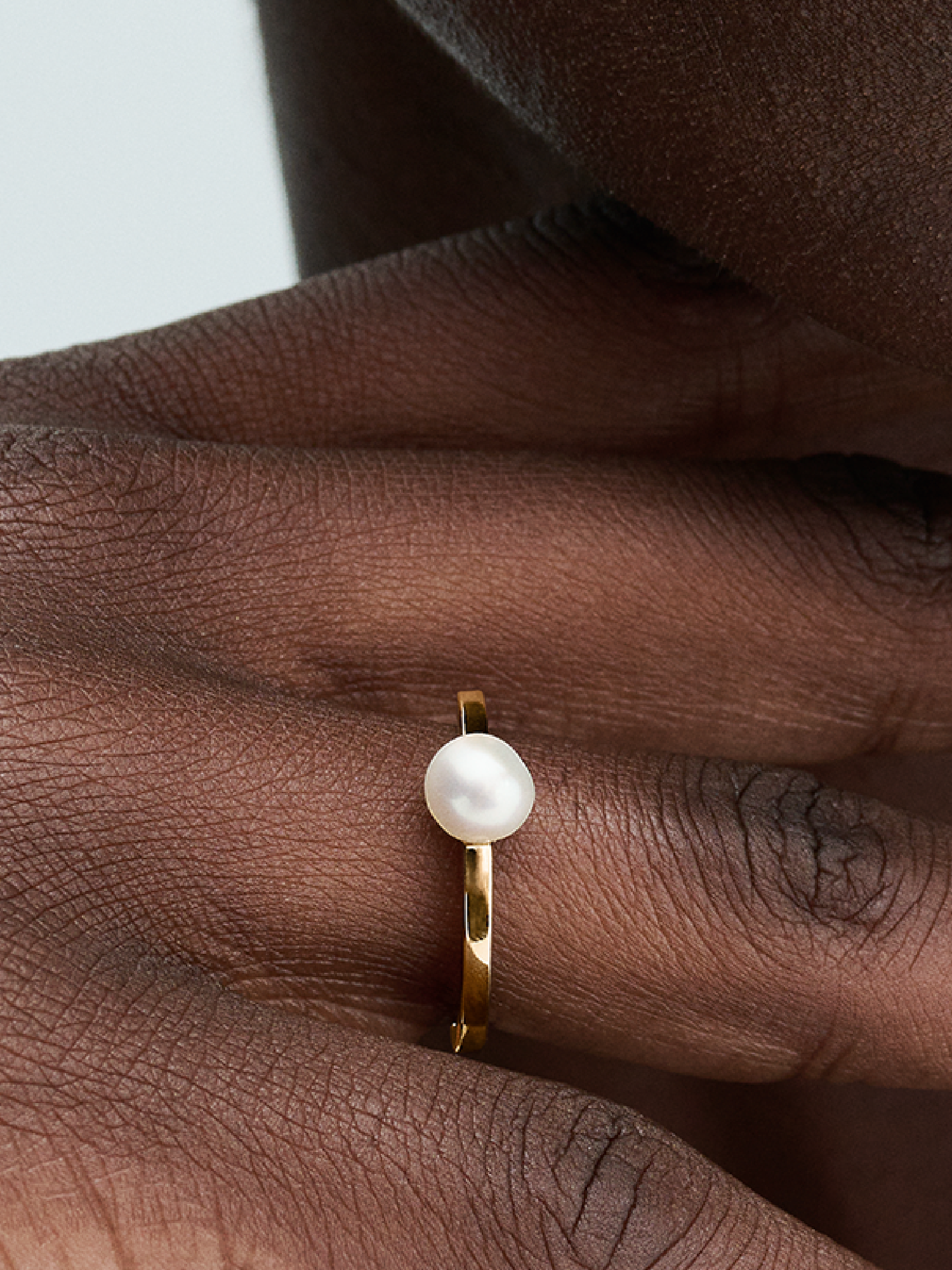 Женское кольцо Pandora Treated Freshwater Cultured Pearl, цвет: Позолоченный — фото 3