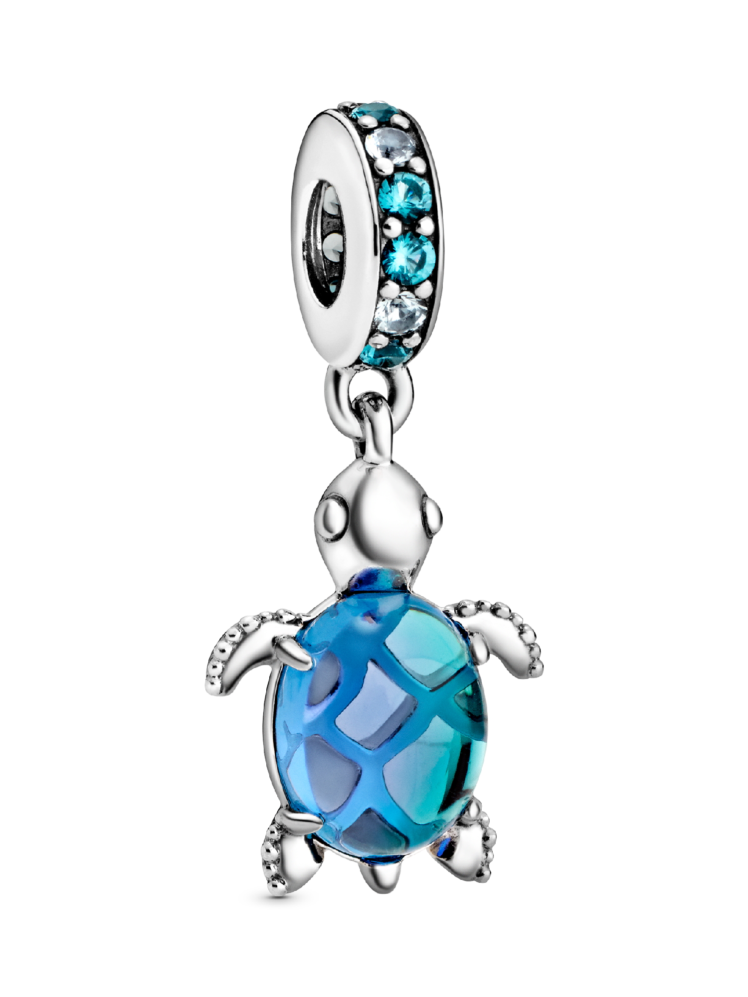 Murano Glass Sea Turtle Dangle Charm