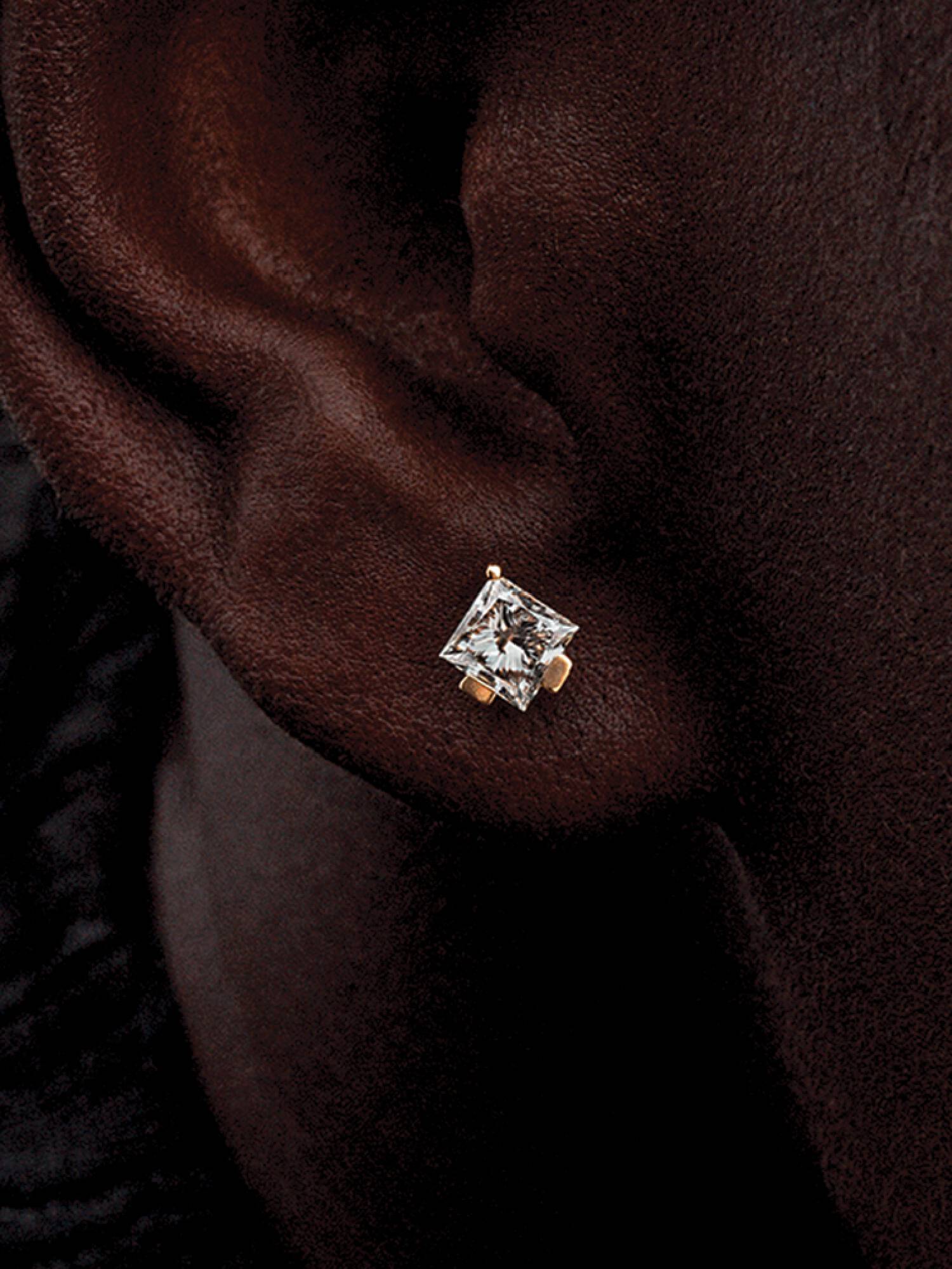 FINAL SALE - Pandora Nova 14k Gold Lab-grown Diamond Earrings