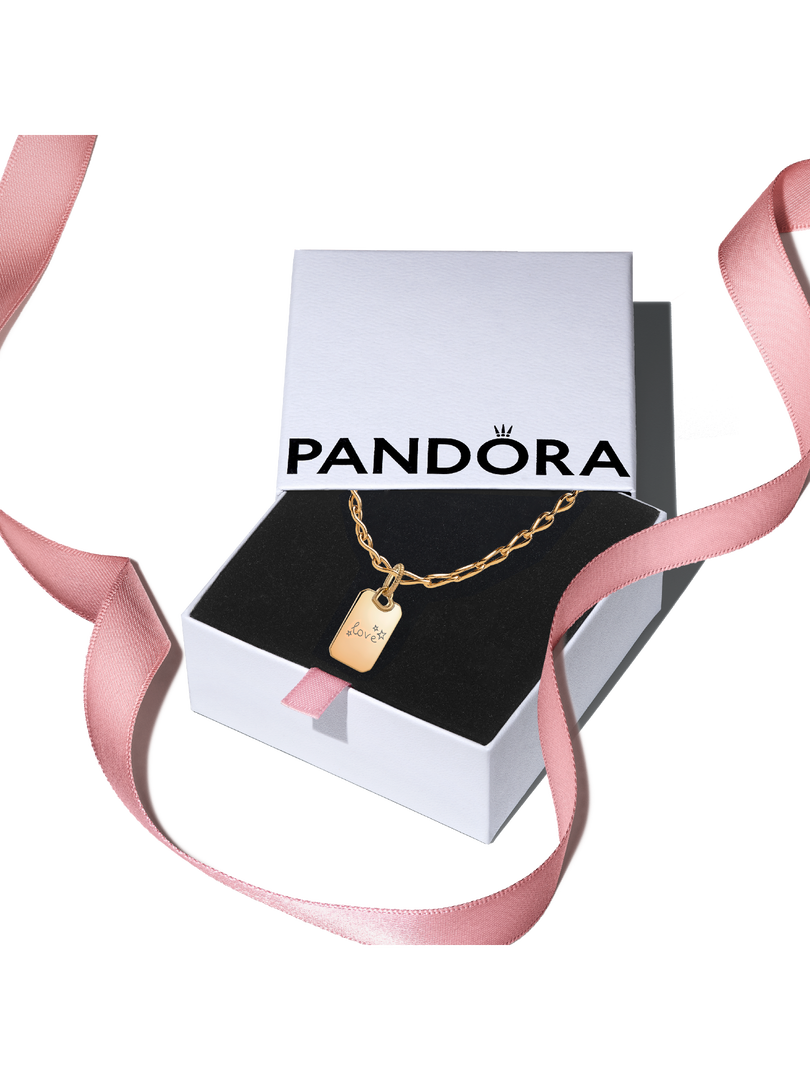 Engravable Gold Plated Pendant & Necklace Gift Set