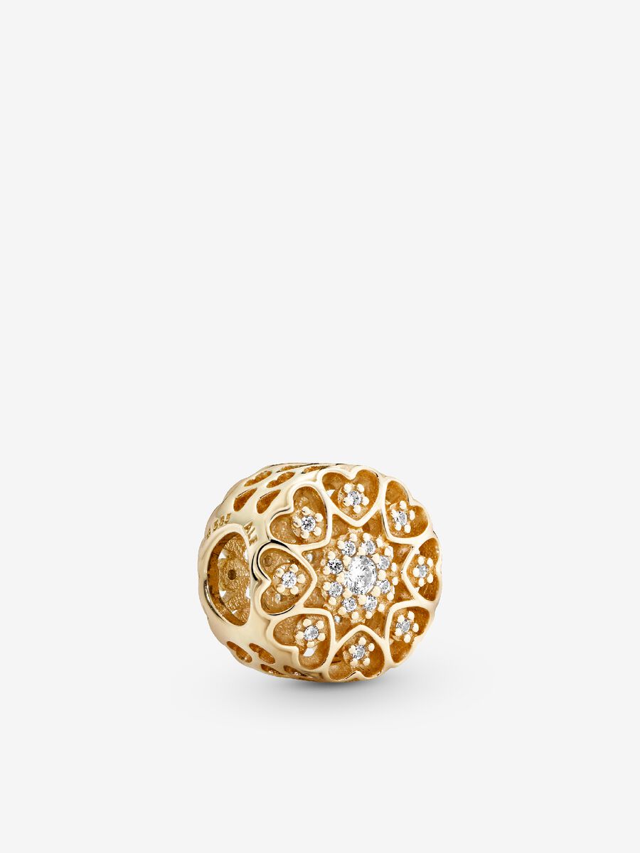 Abstract Hearts & Sparkle Charm