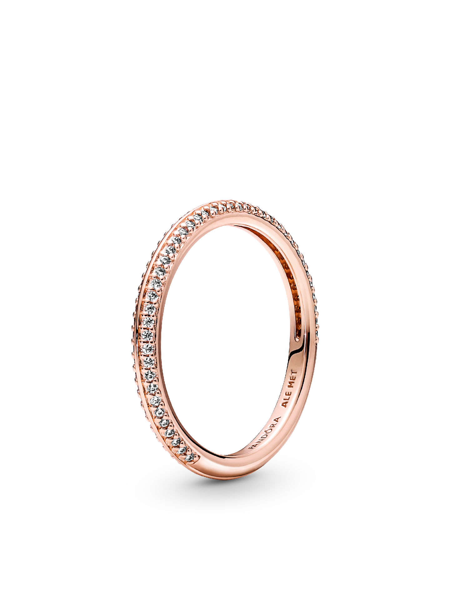 Кольцо Pandora ME Pavé, Rose gold plated, цвет: Покрытие розовым золотом — фото 1