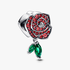 Sparkling Rose in Bloom Charm Sparkling Rose in Bloom Charm