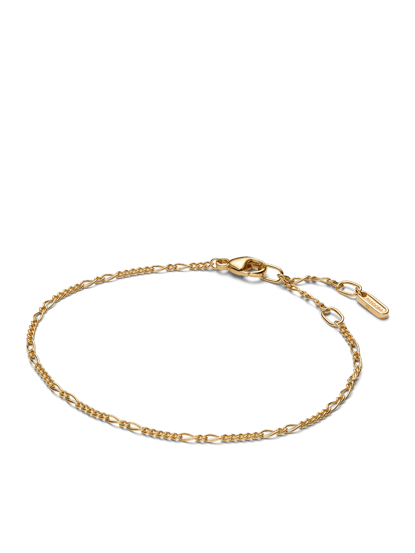 Женский браслет Pandora Era Figaro Chain, цвет: Золотой — фото 1