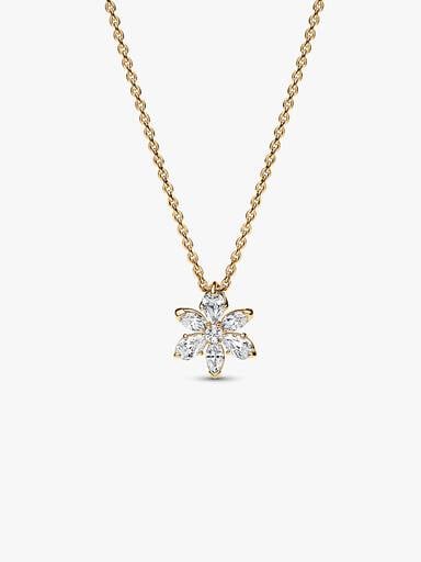 Sparkling Herbarium Cluster Pendant Necklace