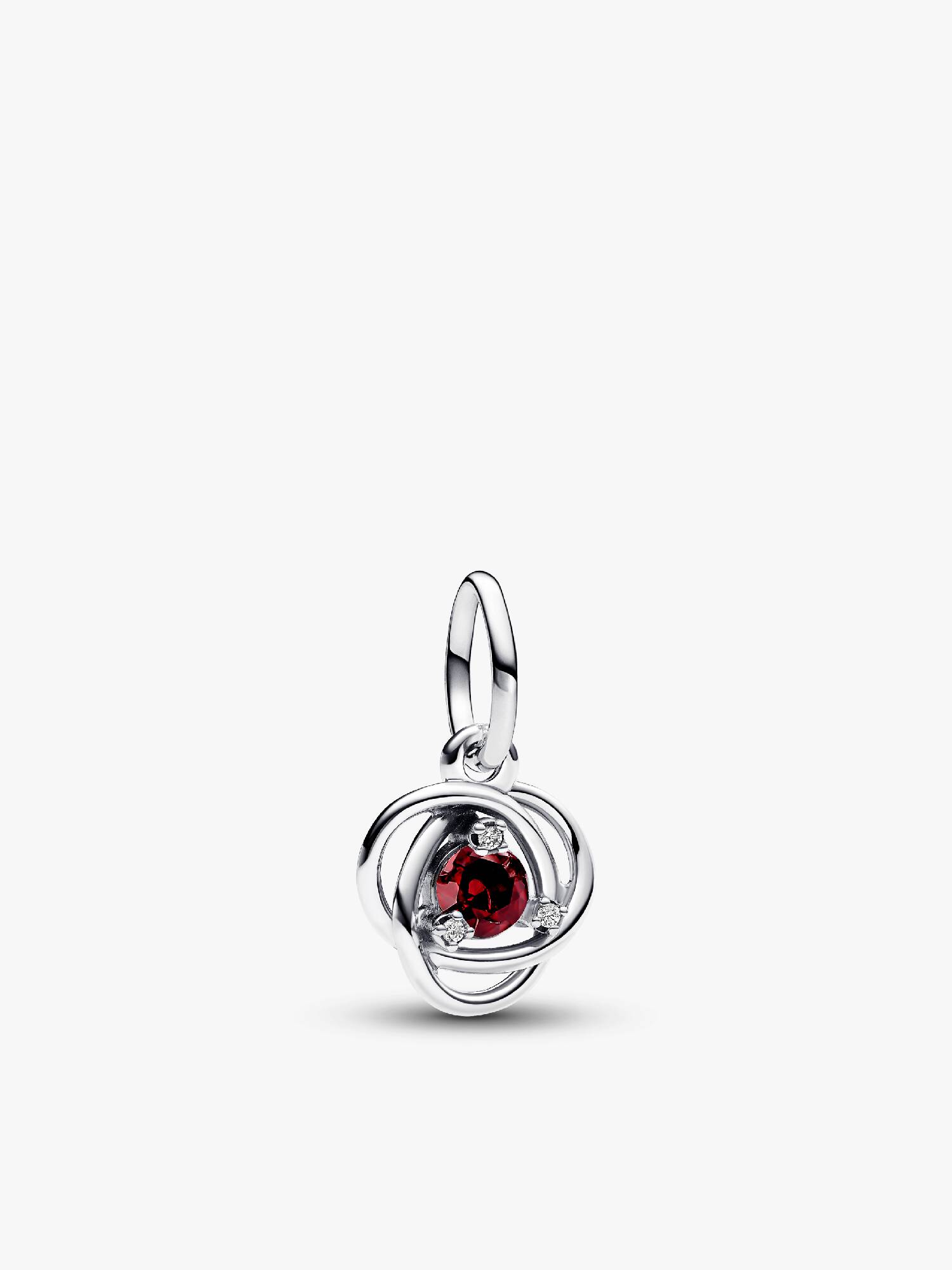 FINAL SALE - Red Eternity Circle Dangle Charm