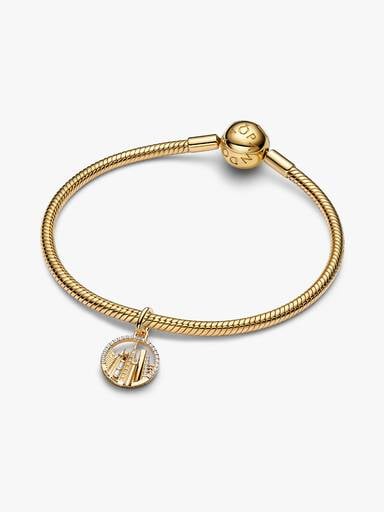 New York Skyline Dangle Charm