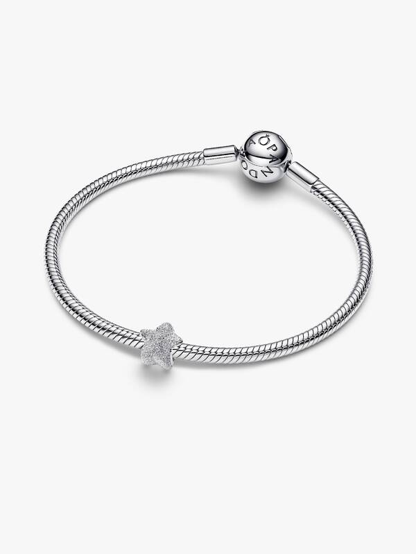 793040c01 Textured Star Mini Charm | Pendant | Sterling silver | Pandora US