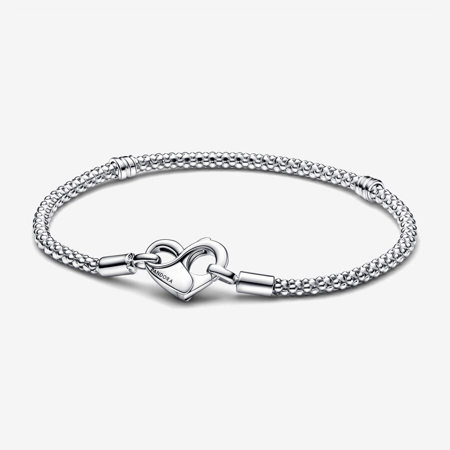 Hoge blootstelling Ontvanger Overeenstemming Pandora Moments Studded Chain Bracelet | Sterling silver | Pandora US