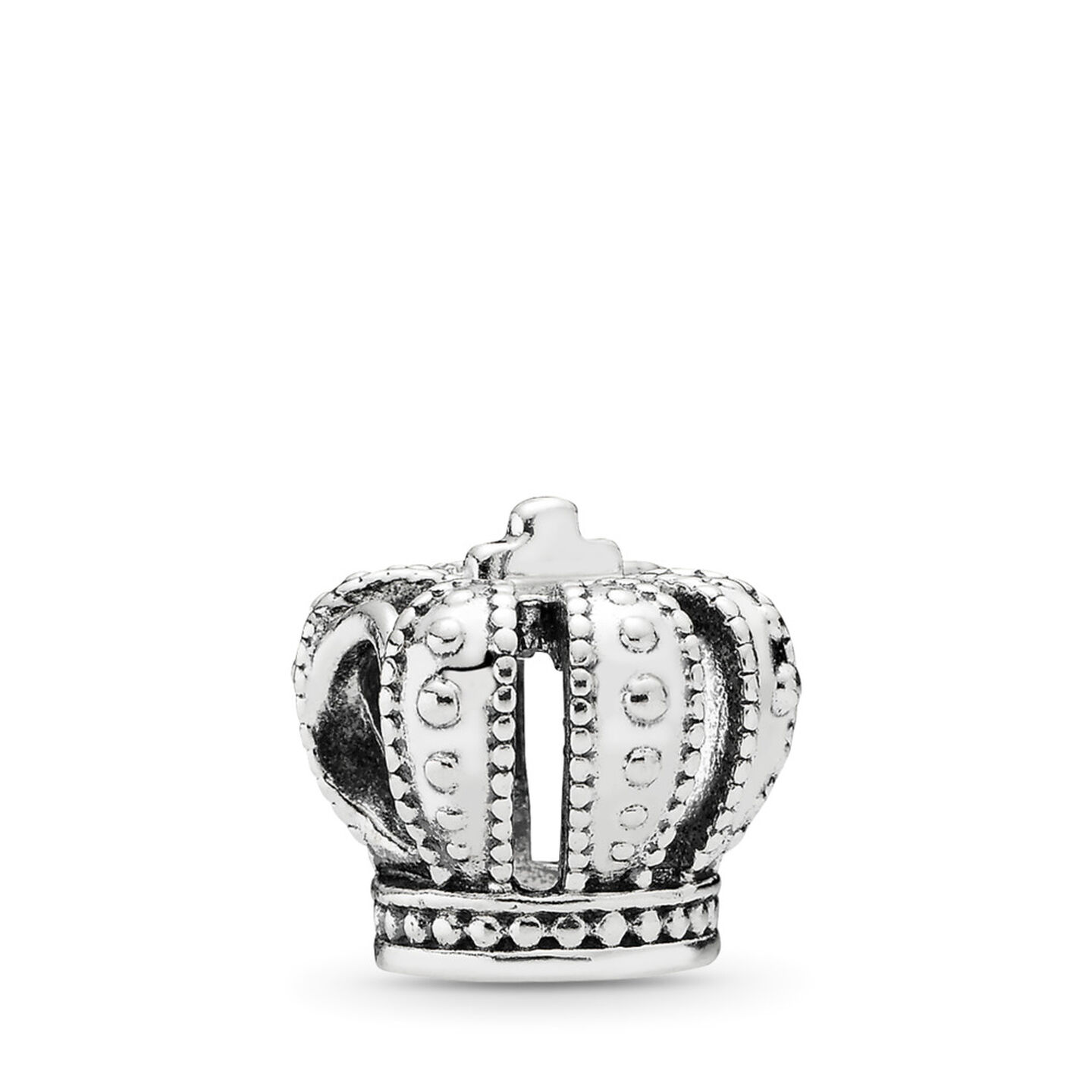 Женский шарм Pandora Regal Crown Charm, цвет: Серебро — фото 2