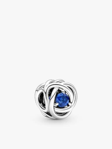 September Birthstone Eternity Circle O Pendant Set